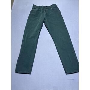 Carhartt WIP Newel Pant Corduroy Pants Trousers Velvet Mens Size 30 Green